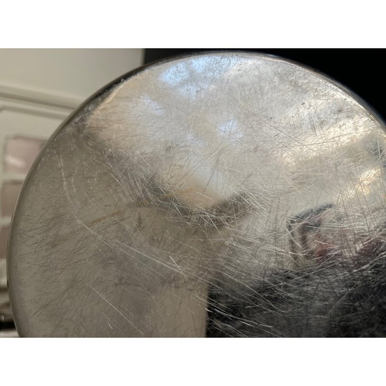 Image 1 of Vintage chrome-plated metal champagne bucket by Bra