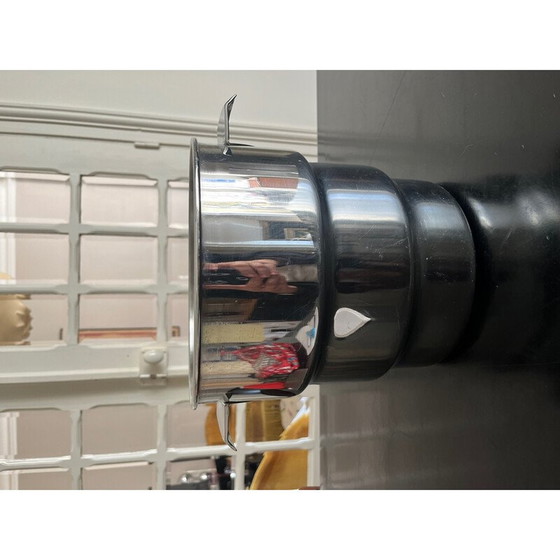 Image 1 of Vintage chrome-plated metal champagne bucket by Bra