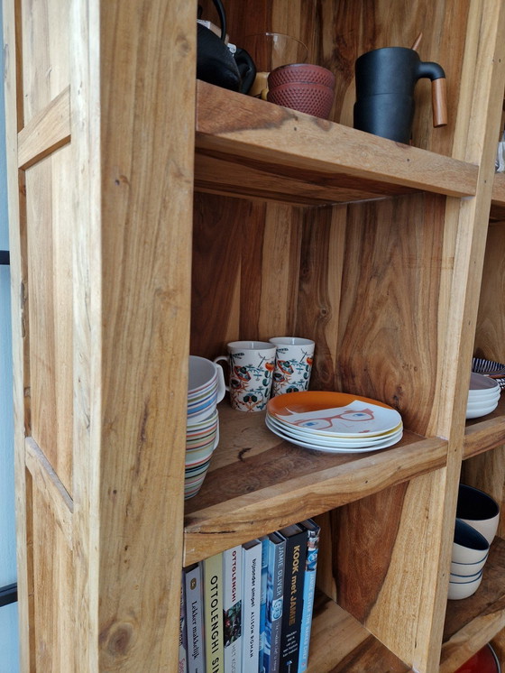Image 1 of Bookcase / Serving Cabinet Tropical Hardwood