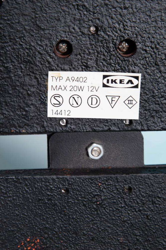 Image 1 of Lampe de bureau Memphis 80s, bureau Ikea vintage space age