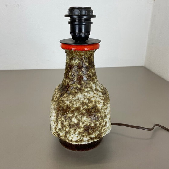 Image 1 of Vintage fat lava ceramic table lamp by Dümler and Breiden, Germany 1970s