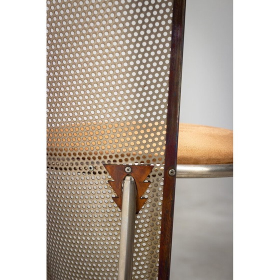 Image 1 of Set of 4 vintage Sevilla chairs by Frans Van Praet for Belgo Chrom, Belgium 1992