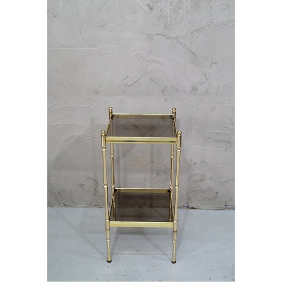 Image 1 of Mensola vintage in ottone di Hollywood Regency, Italia 1970