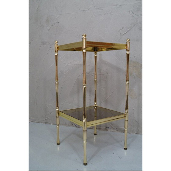 Image 1 of Mensola vintage in ottone di Hollywood Regency, Italia 1970