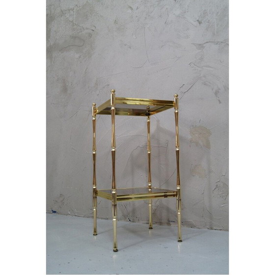 Image 1 of Mensola vintage in ottone di Hollywood Regency, Italia 1970