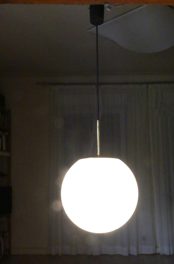 Image 1 of Ceiling lamp Limburg globe frosted glass