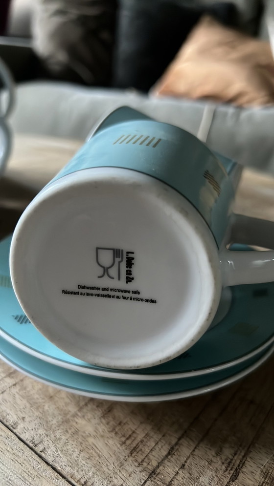 Image 1 of Service à café/thé vintage L Dake En Zn Amsterdam