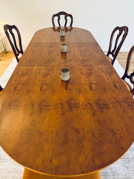 Image 1 of Classic Dining Table with 6 Chairs