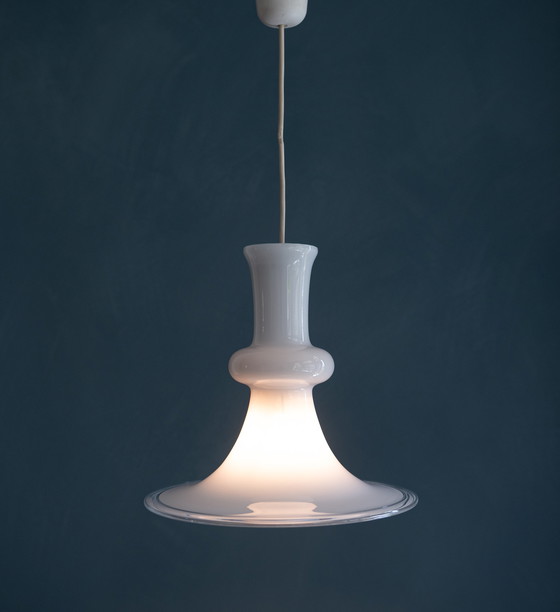 Image 1 of Holmegaard Etude - Danish 1970's pendant lamp by Michael Bang