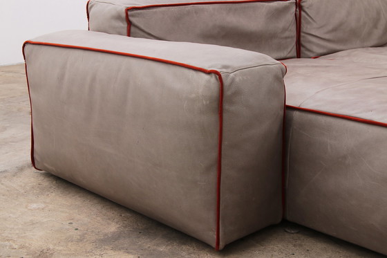 Image 1 of Modular Italian Leather Sofa Riff by Flexteam