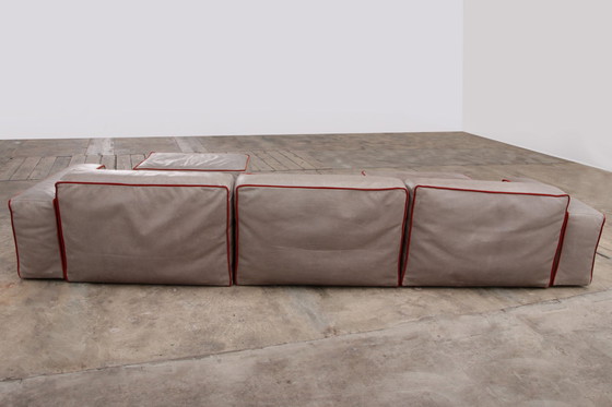 Image 1 of Modular Italian Leather Sofa Riff by Flexteam