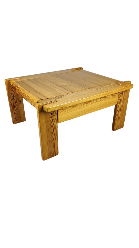 Image 1 of Scandinavian Pine Coffee Table 1970S