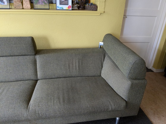 Image 1 of Leolux Horatio Corner Sofa Green Gray