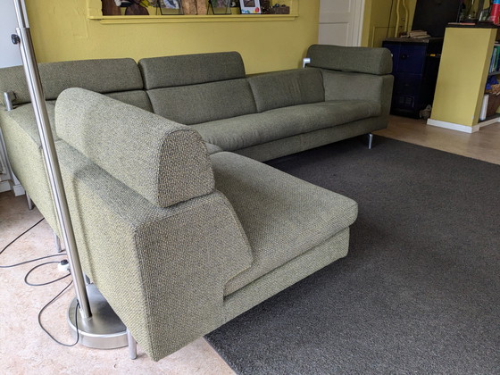 Image 1 of Leolux Horatio Corner Sofa Green Gray