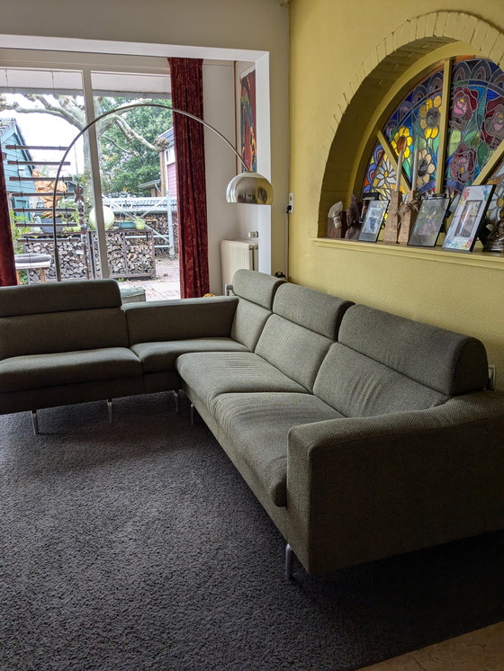 Image 1 of Leolux Horatio Corner Sofa Green Gray