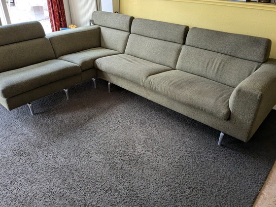 Image 1 of Leolux Horatio Corner Sofa Green Gray