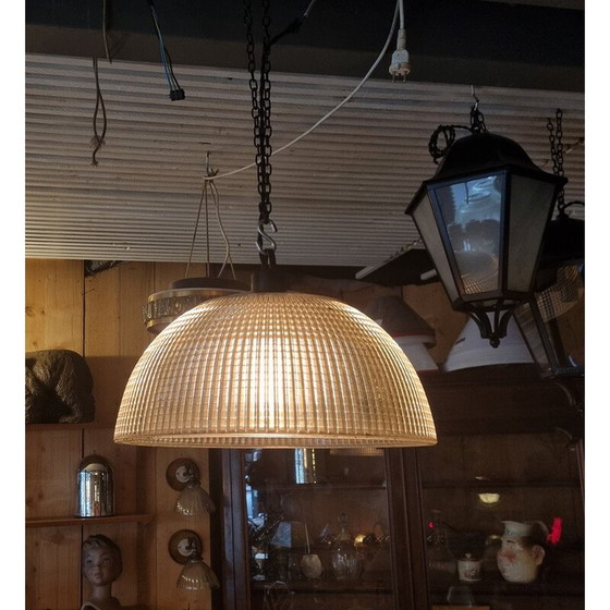 Image 1 of Vintage Holophane pendant lamp