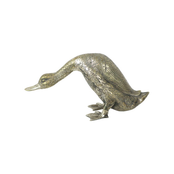 Image 1 of Ducks Geese Silvered Bronze France