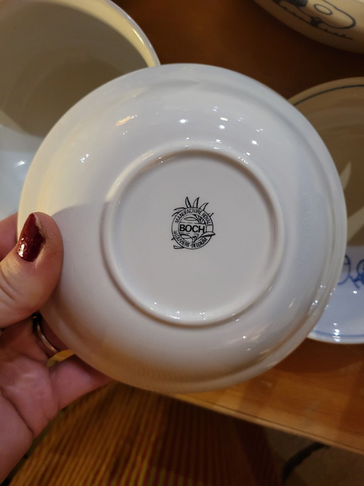 ́Breakfast set ́Boch Manufacture Royale La Louviere Belgium'