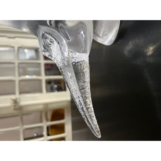 Image 1 of Pellicano d'epoca in cristallo Daum