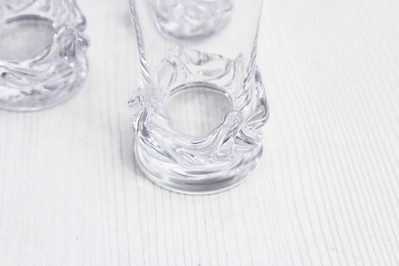 Image 1 of 6x crystal glasses DAUM model Sorcy 1960