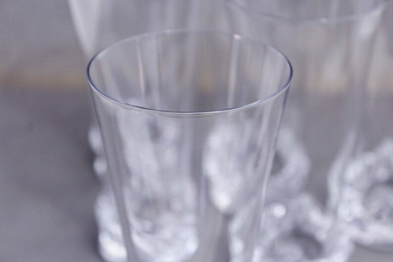 Image 1 of 6x crystal glasses DAUM model Sorcy 1960