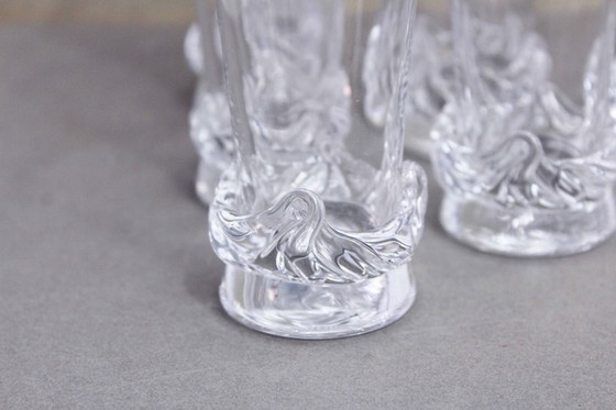 Image 1 of 6x crystal glasses DAUM model Sorcy 1960