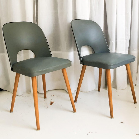 Image 1 of Oswald Heardtl dining room chairs