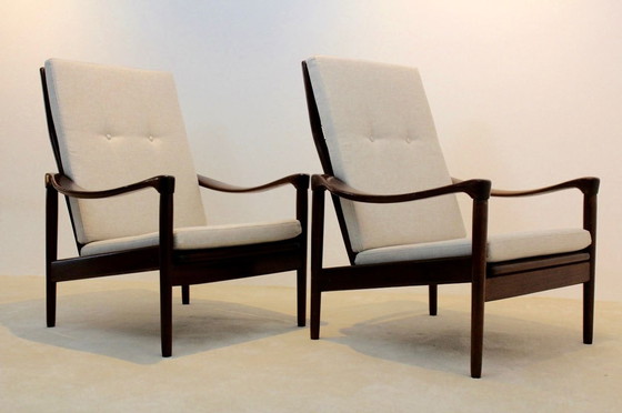 Image 1 of 2x De Ster Gelderland High Back Easy Chairs