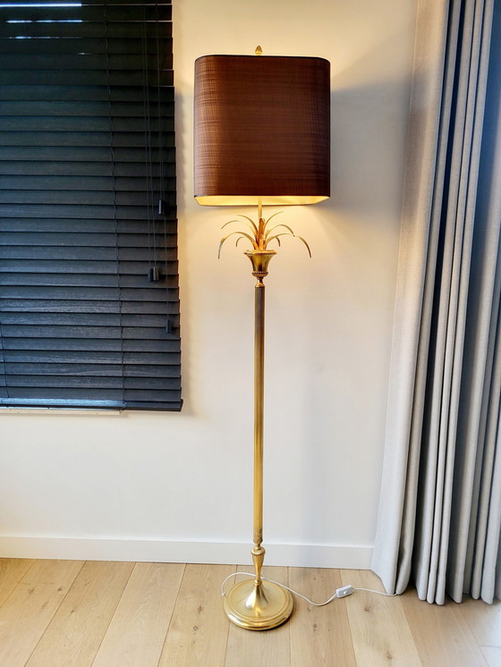 Image 1 of Lampada da terra Hollywood Regency, Ananas, Boulanger, presumibilmente anni &#39;70