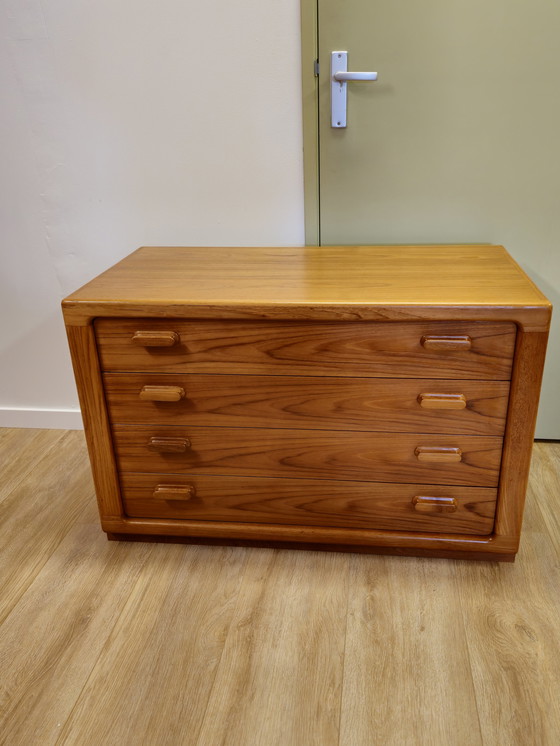 Image 1 of Vintage Silkeborg Danish Chest of Drawers Chest of Drawers Cabinet