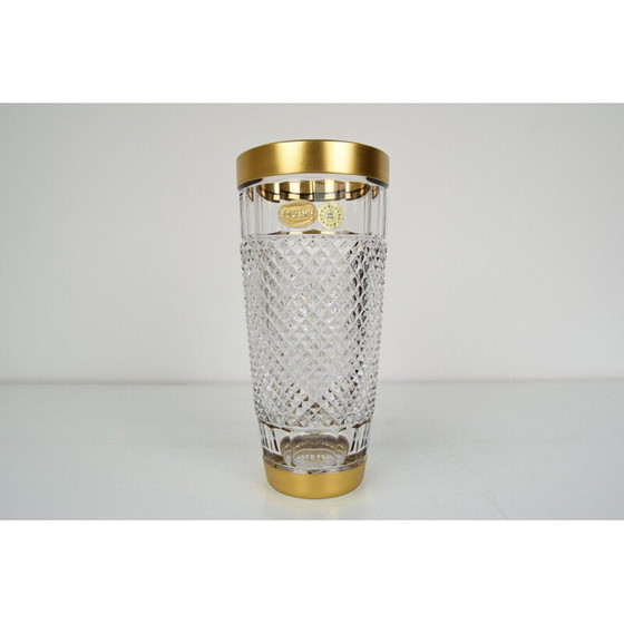 Image 1 of Vaso in cristallo vintage, Cecoslovacchia 1960