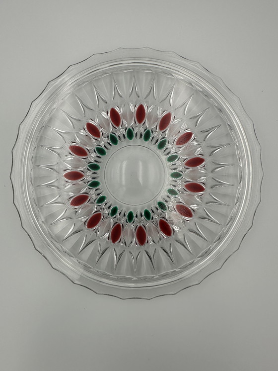 Image 1 of Walther Glass Cake Dish West Germany