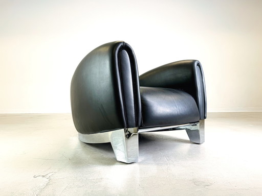 De Sede Armchair Ds 57 Bugatti Franz Romero Leather Black