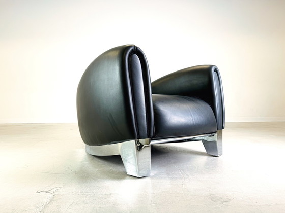 Image 1 of De Sede Armchair Ds 57 Bugatti Franz Romero Leather Black