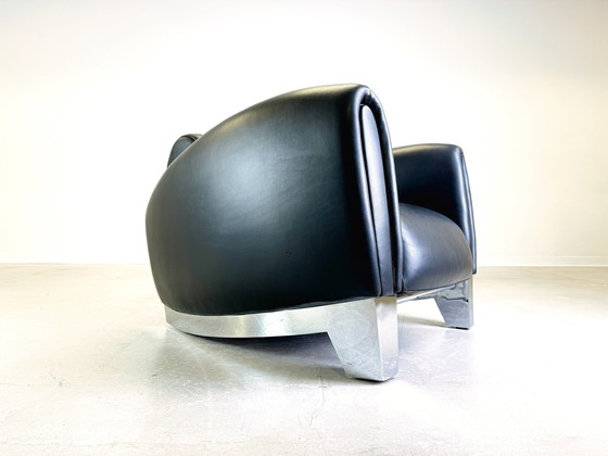 Image 1 of De Sede Armchair Ds 57 Bugatti Franz Romero Leather Black