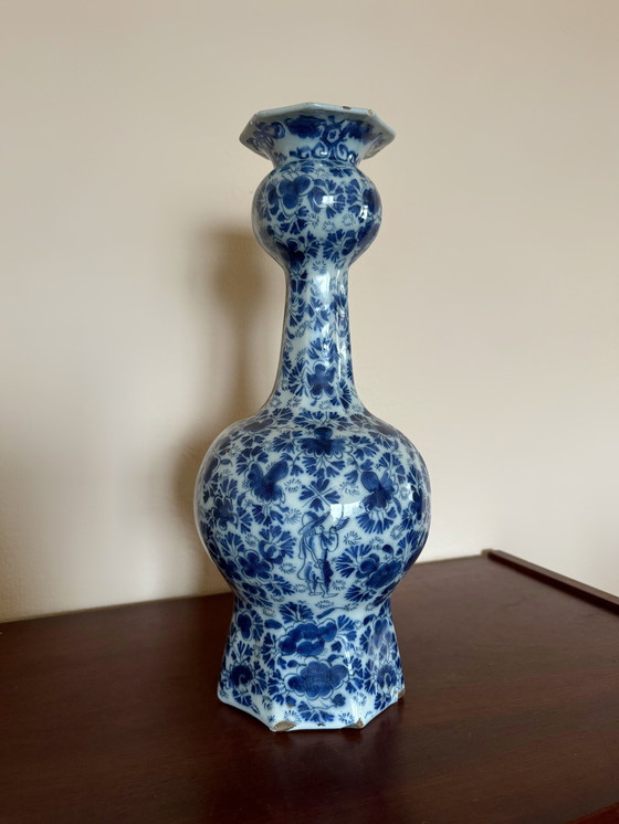 Image 1 of Delft Gourd Vase 18th century