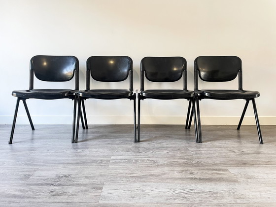 Image 1 of 4x Vertebra Chairs 1976 By Ambasz And Piretti For Castelli