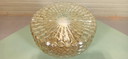 Lampe plafond vintage/plafonnier, ambre