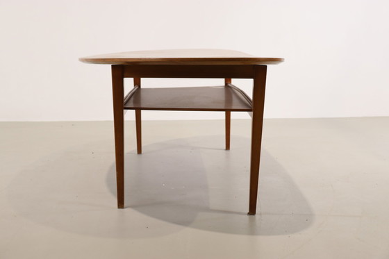 Image 1 of Mid Century organic shaped coffee table