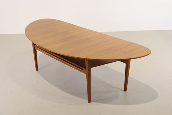 Image 1 of Mid Century organic shaped coffee table