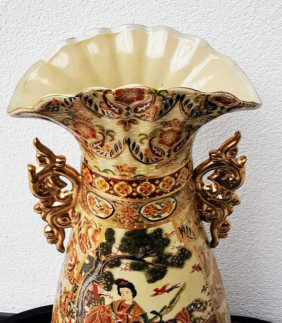 Image 1 of Satsuma Vase Japanese From Origin