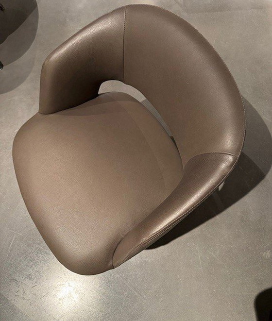 Image 1 of 4 X Dining Chair Alma Swivel Base With Armrests