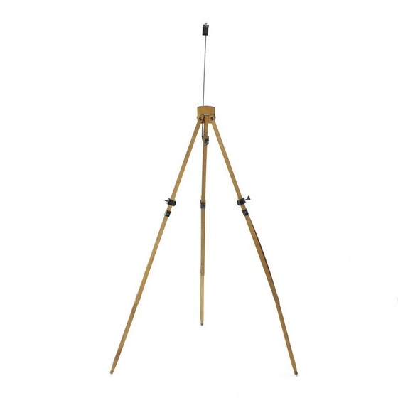 Image 1 of Vintage oak tripod easel, Czechoslovakia 1930