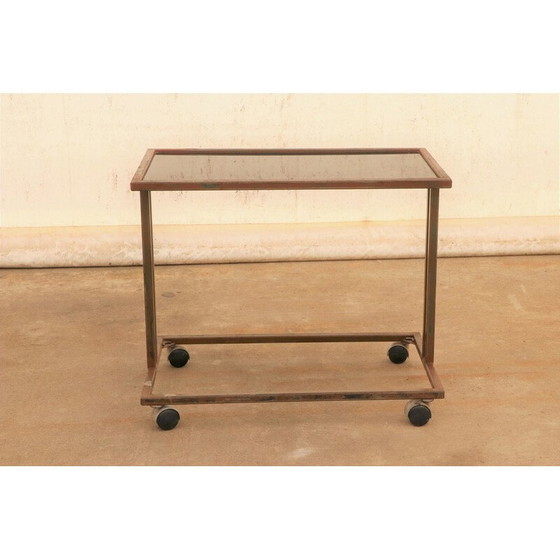 Image 1 of Vintage Czechoslovak industrial serving trolley on wheels, 1970s