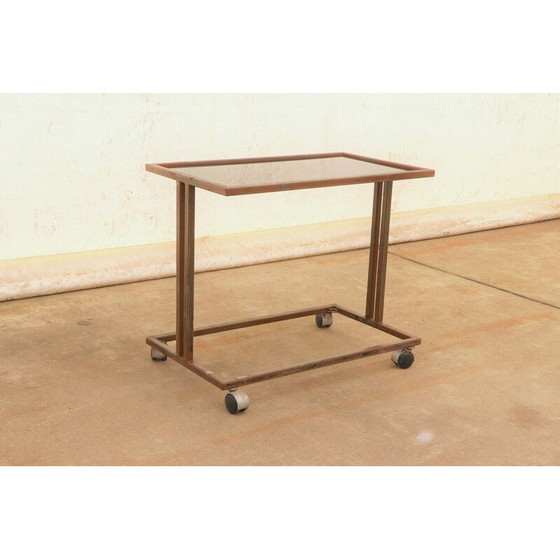 Image 1 of Vintage Czechoslovak industrial serving trolley on wheels, 1970s