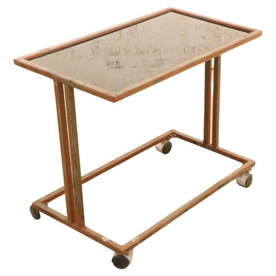 Image 1 of Vintage Czechoslovak industrial serving trolley on wheels, 1970s