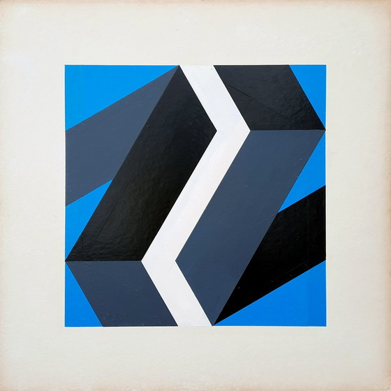 Image 1 of Composition [Unicum] - Artist: Georg Ruyter - 1969