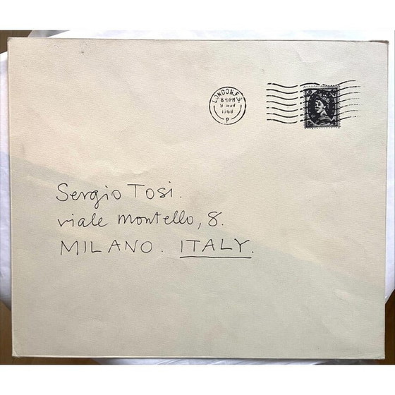 Image 1 of Serigrafia vintage su alluminio di Joe Tilson per Sergio Tosi