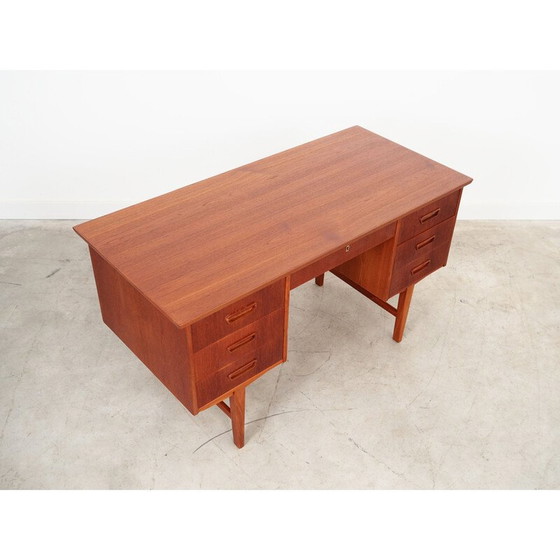 Image 1 of Vintage teak desk, Denmark 1970s